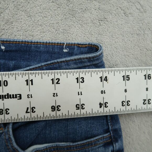 Loft Jeans Women's Size 6/28 Blue High-Waist Curvy Skinny Denim Pants 27" Inseam - Picture 3 of 16